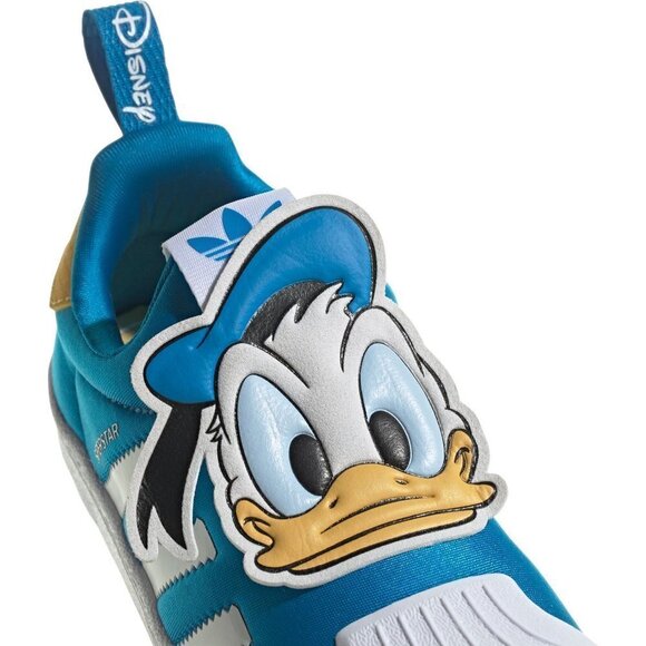 ADIDAS Disney Superstar Original Preschool Slip On Sneakers - Picture 9 of 12